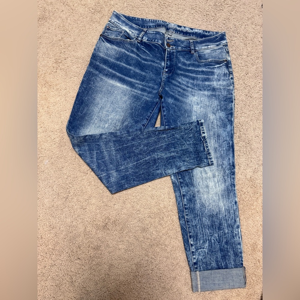 Women's acide wash jeans #22